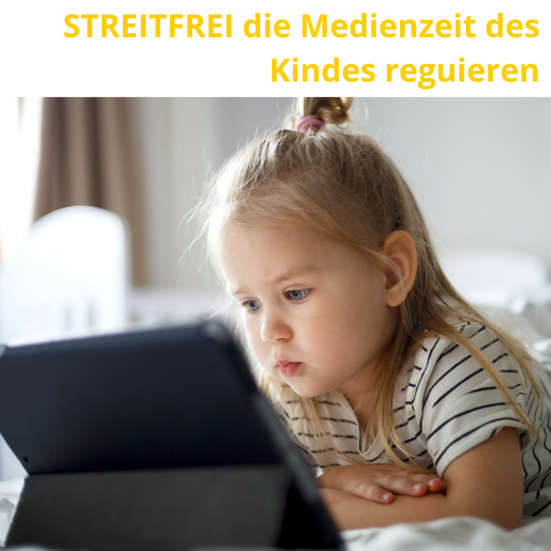 streitfrei Medienzeit reduzieren des Kindes.